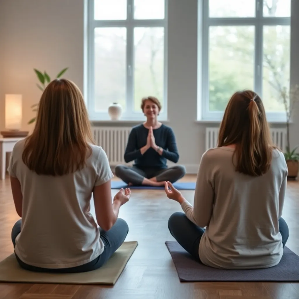 Mindfulness meditatie sessie geleid door een expert