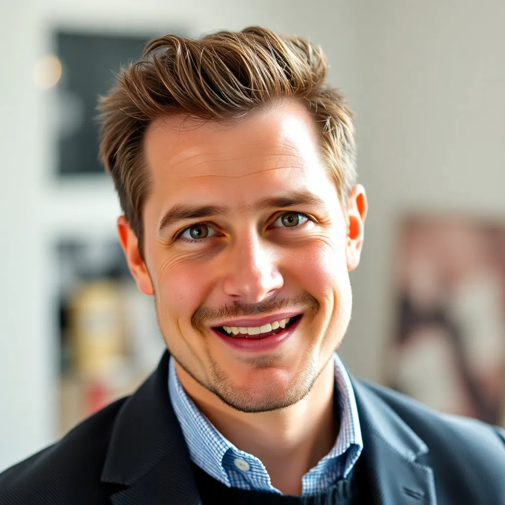 Portret van Marco, een internationale professional met een open uitstraling