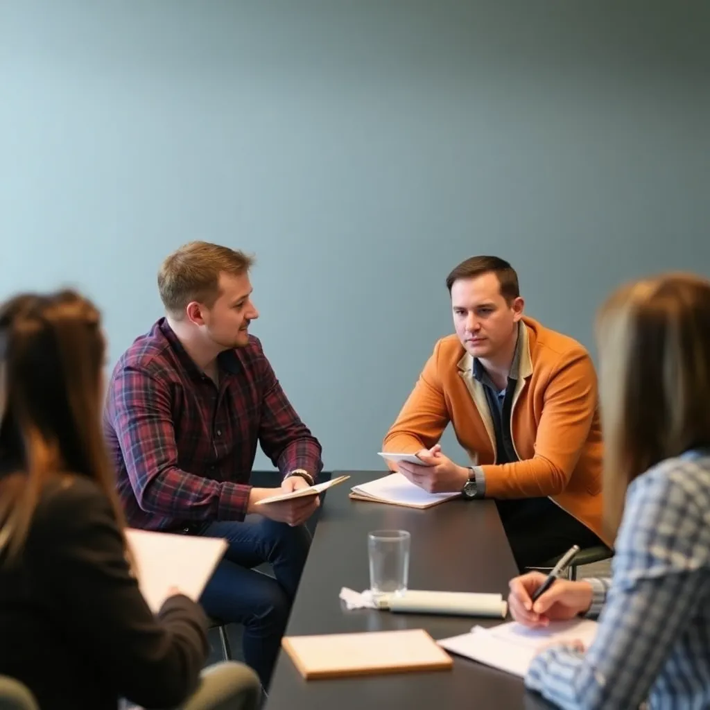 Workshop over werk-privé balans met deelnemers